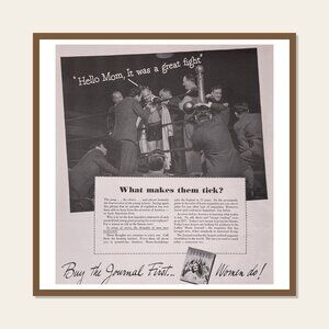 Buy Ladies Home Journal First Advertisement Vintage Print Ad 1942 Boxing Theme u